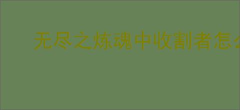 无尽之炼魂中收割者怎么打
