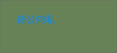 背公向私