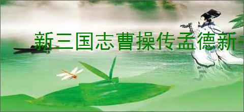 新三国志曹操传孟德新书曹操刺董通关攻略
