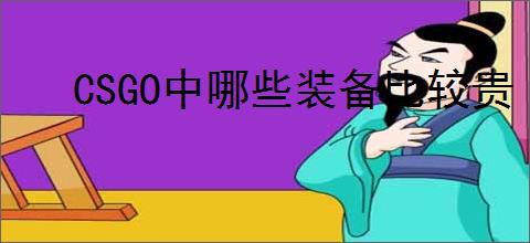 CSGO中哪些装备比较贵