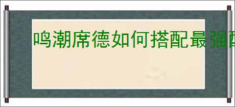鸣潮席德如何搭配最强配队
